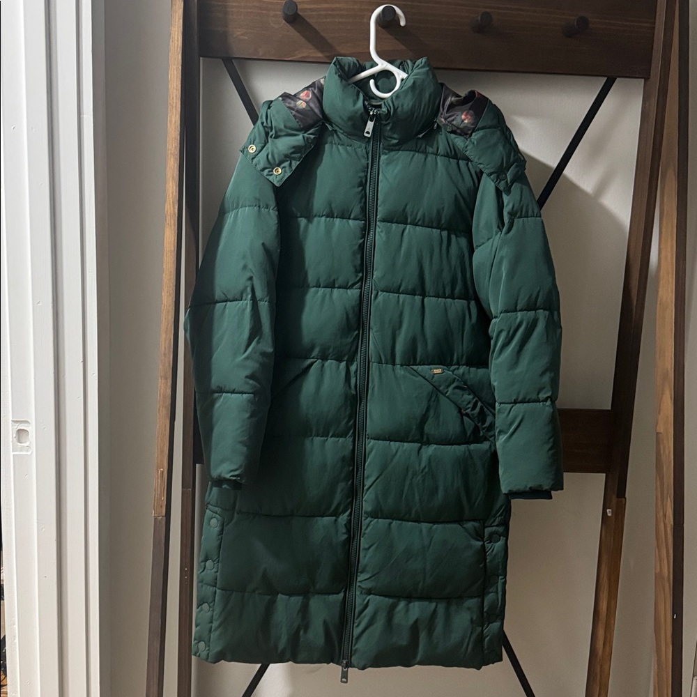Scotch & Soda Green Puffer Coat